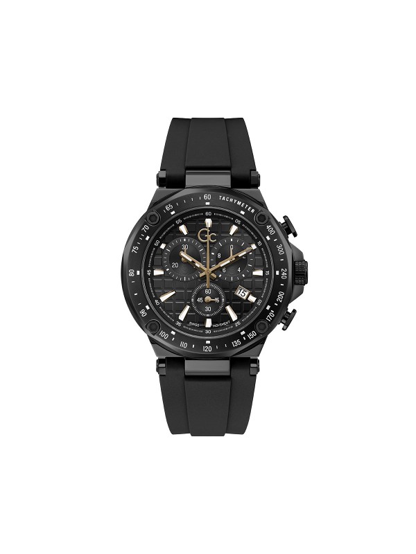 Crni muški sat - Gc Spirit Sport sa silikonskom narukvicom, idealan je modni detalj za ljubitelje sportskog stila. Lako ga poručite u Timer.co.rs online shop-u.