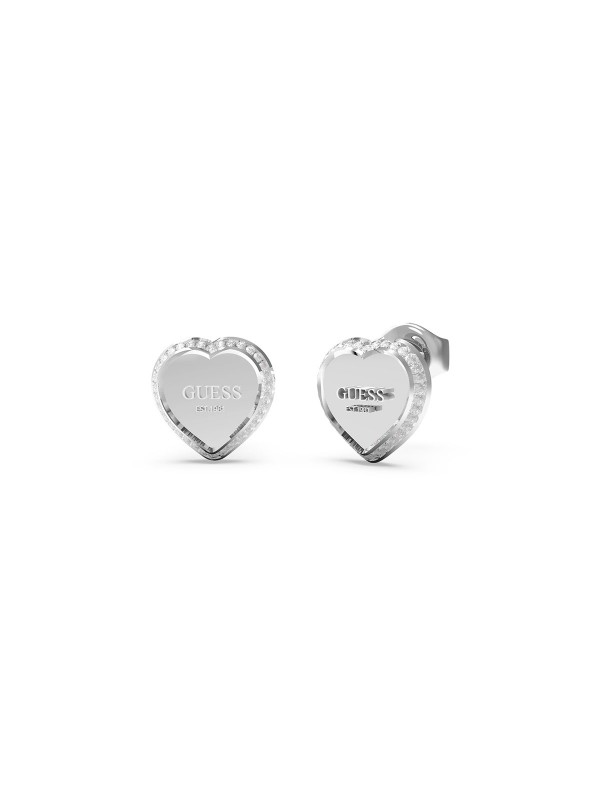 Guess Fine Heart alke u boji srebra sa visećim priveskom u obliku srca, dodaju notu glamura svakom izgledu. Lako ih poručite u Timer.co.rs online shop-u.