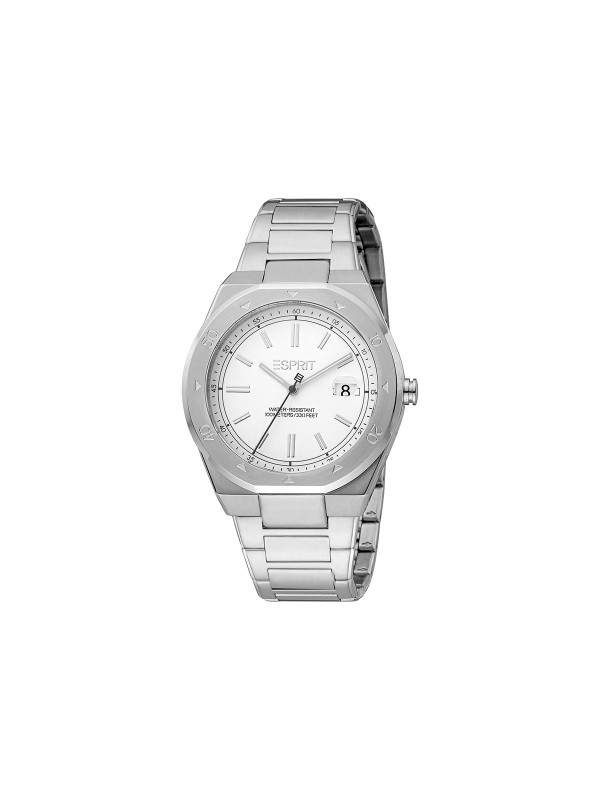 ESPRIT muški ručni sat od nerđajućeg čelika u boji srebra - vanvremenski atraktivnog dizajna, odaberite u Timer.co.rs online shop-u i poručite na kućnu adresu.
