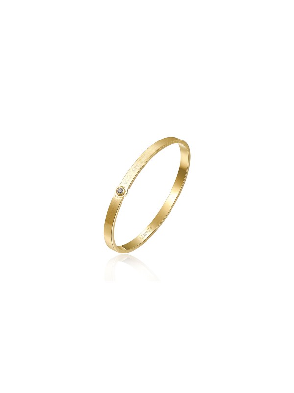 Brosway With You narukvicu u boji žutog zlata - model prečnika 6,2cm sa crnim kristalom i graviranim porukama, poručite putem S&L Jokić online shop-a.