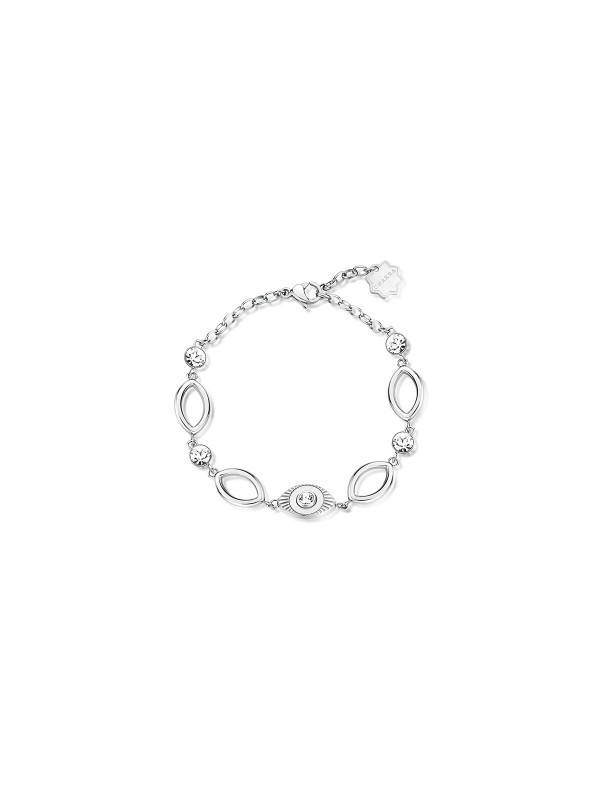 Brosway Chakra narukvicu u boji srebra, model sa u boji srebra kristalima i motivom u obliku urokljivog oka, brzo i lako poručite putem Timer.co.rs online shop-a.