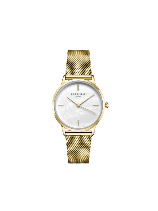 Rosefield ženske minđuše (alke) okruglog oblika i prečnika od 11mm - model sa prevlakom od 14ct žutog zlata, poručite putem Timer.co.rs online prodavnice.