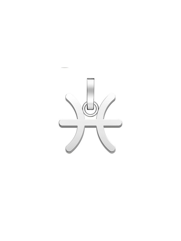 Rosefield Zodiac Coin privezak - medaljon sa motivom horoskopskog znaka Riba u boji srebra, brzo i lako poručite putem Timer.co.rs online prodavnice.