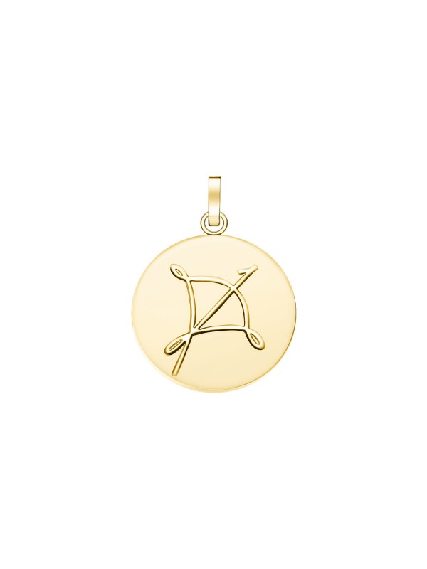 Rosefield Zodiac Coin privezak - medaljon sa motivom horoskopskog znaka Strelca i sa prevlakom od 14ct žutog zlata, poručite u Timer.co.rs online shop-u.