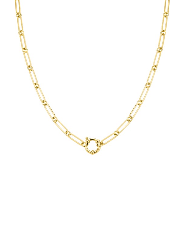 Rosefield Chunky Chain žensku ogrlicu -  model od nerđajućeg čelika sa prevlakom od 14ct žutog zlata, lako poručite putem Timer.co.rs online prodavnice.