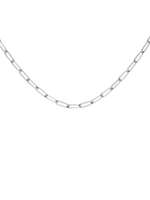 Rosefield Rectangle Chain žensku ogrlicu sa prevlakom u boji srebra - model podesive dužine, brzo i lako poručite putem Timer.co.rs online prodavnice.