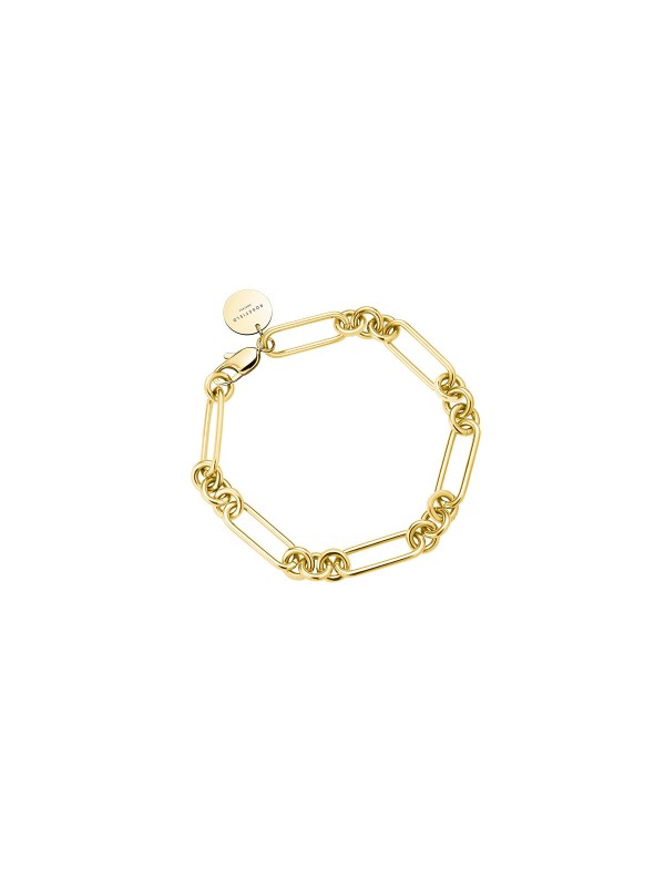 Rosefield Bold Chain žensku narukvicu sa biserima - model od nerđajućeg čelika sa prevlakom od 14ct žutog zlata, poručite putem Timer.co.rs online shop-a.