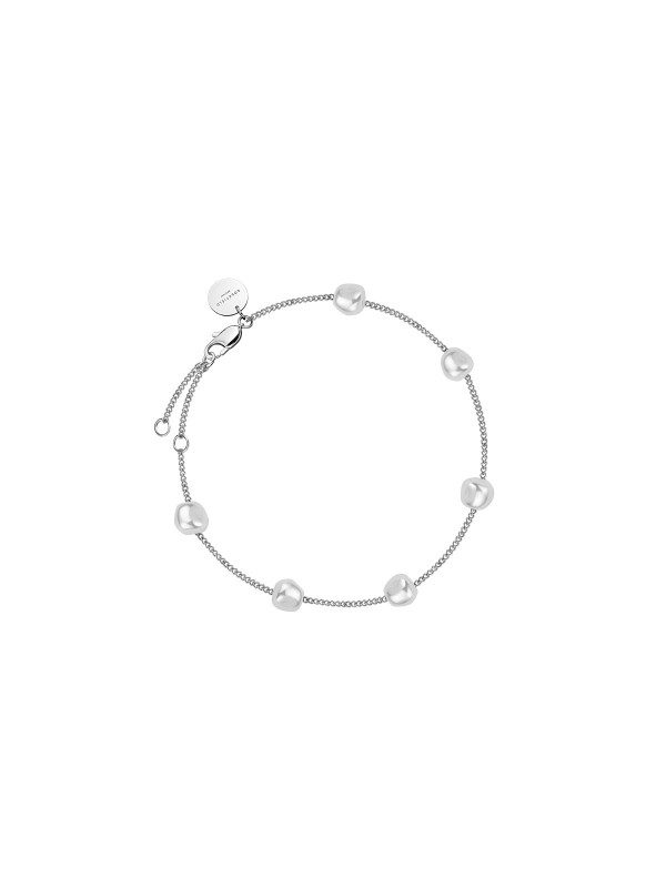 Rosefield Multi Pearl žensku narukvicu sa biserima - model od nerđajućeg čelika sa prevlakom u boji srebra, lako poručite putem Timer.co.rs online shop-a.