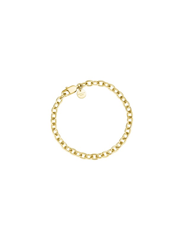 Rosefield Oval Chain Link žensku narukvicu - model sa prevlakom od 14ct žutog zlata, brzo i lako poručite putem Timer.co.rs online prodavnice.