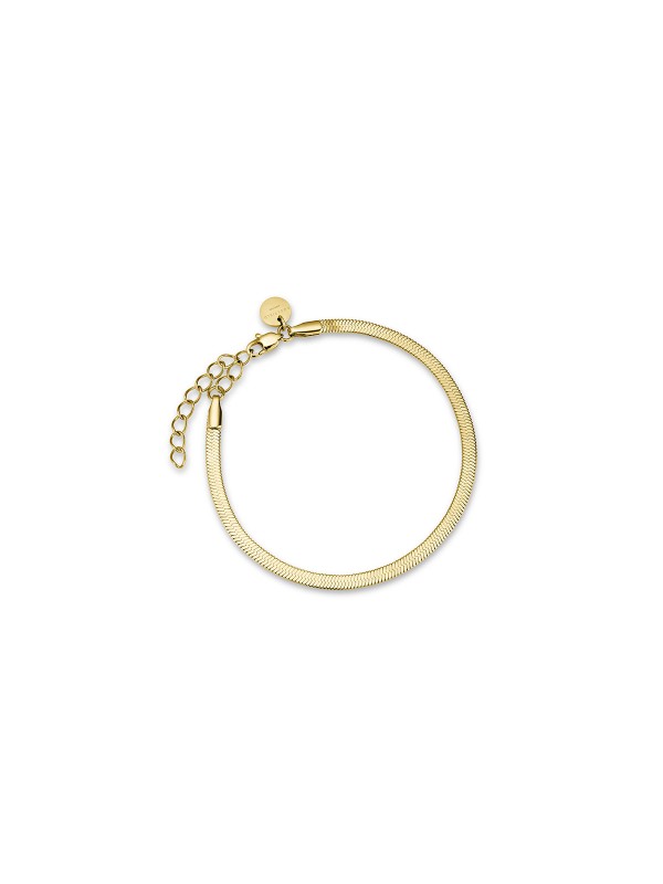 Rosefield Snake žensku narukvicu širine 3mm - model od nerđajućeg čelika sa prevlakom od 14ct žutog zlata, poručite putem Timer.co.rs online prodavnice.