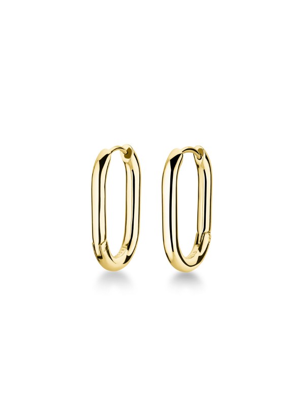Rosefield Large Oval Hoops - alke ovalnog oblika sa prevlakom od 14ct žutog zlata i prečnikom 25,5mm x 17,5mm, poručite u Timer.co.rs online shop-u.