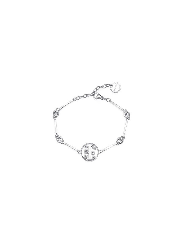 Brosway Chakra žensku narukvicu kolekcije Alfabet - model u boji srebra sa detaljem u obliku slova I, lako poručite putem Timer.co.rs online prodavnice.