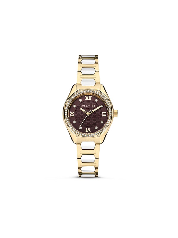 Cerruti 1881 Bretanga ženski ručni sat - model CIWLG2225502 elegantnog dizajna u boji žutog zlata, poručite putem Timer.co.rs online prodavnice.