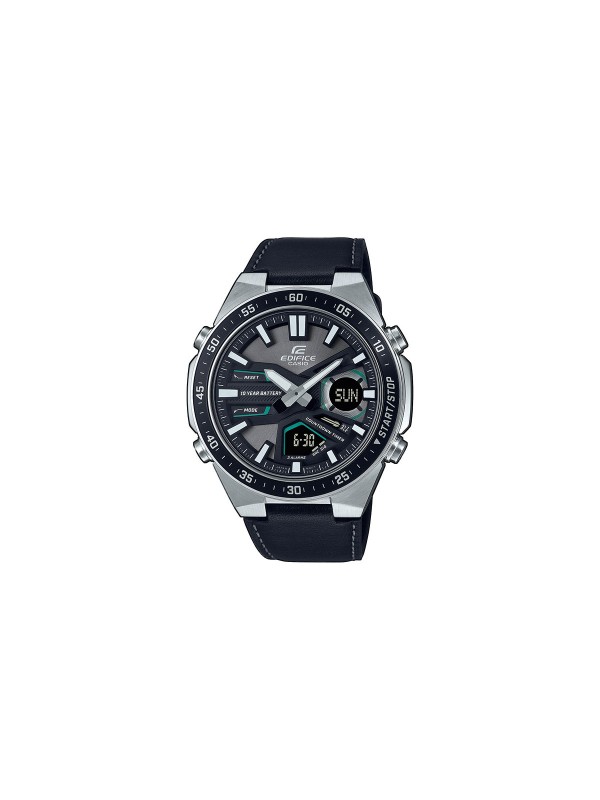 Edifice Bluetooth muški ručni sat - model EFV-C110L-1AVEF od nerđajućeg čelika sa kožnom narukvicom, poručite putem Timer.co.rs online prodavnice.