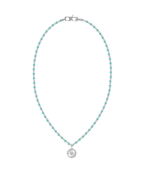 Izaberite najbolje za vaš stil - GUESS LOG IN - Nerđajući čelik ✔️Dužina 53cm ✔️Krug sa 4g aplikacijom ✔️- Poručite online!