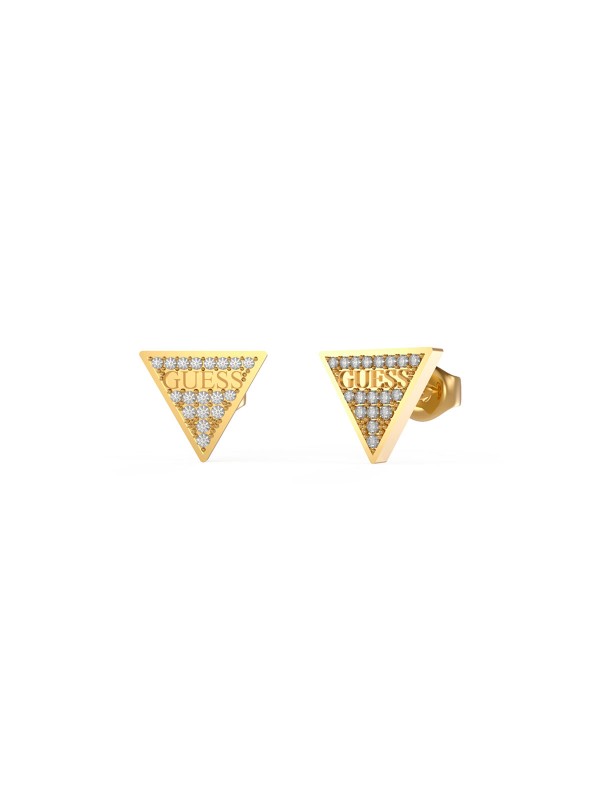 Suptilni dodir glamura za vaš svakodnevni izgled - GUESS STUDS PARTY - 11mm sa cirkonima ✔️Logotip Guess ✔️Nerđajući čelik ✔️- Poručite online!