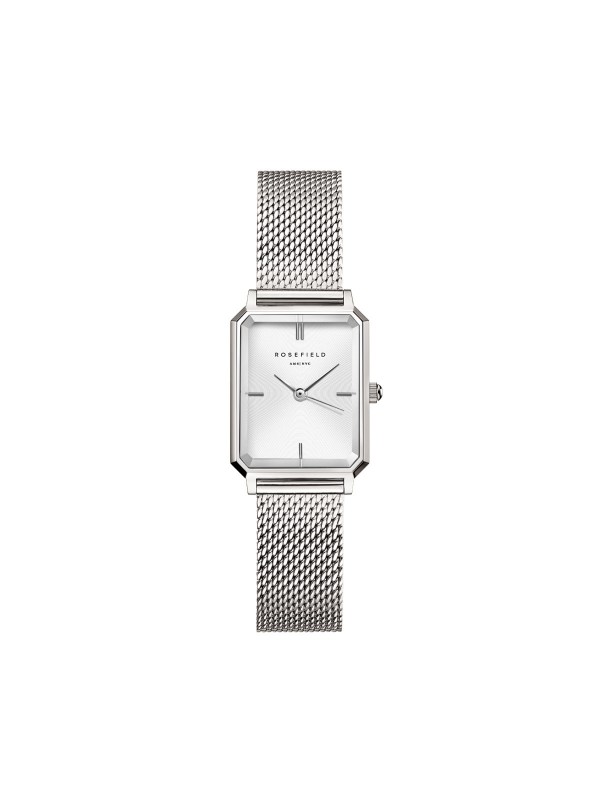 Rosefield The Octagon XS ženski ručni sat - osmougaoni model u boji srebra, lako poručite putem Timer.co.rs online prodavnice na kućnu adresu.