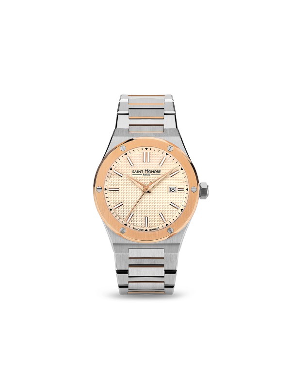 Saint Honore Haussman II muški ručni sat - elegantni model u boji srebra i sa belim brojčanikom, brzo i lako poručite putem Timer.co.rs online prodavnice.