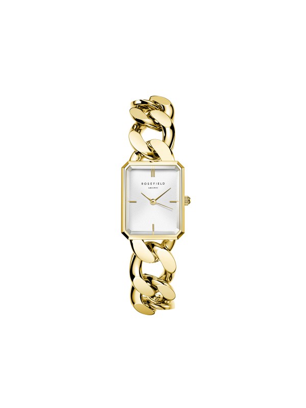 Rosefield Octagon XS Studio Gold  ženski ručni sat - model u boji žutog zlata sa belim brojčanikom, brzo i lako poručite putem Timer.co.rs online shop-a.