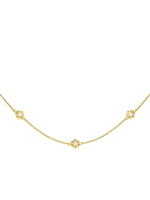 Izaberite prefinjenu eleganciju uz ogrlicu Daisy Flower od 14ct žutog zlata. Tri cveta za potpuni stilizovan izgled.