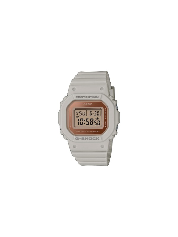 G-Shock digitalni ženski ručni sat - model metalik bronzane boje brojčanika i belog kućišta, brzo i lako poručite putem S&L Jokić online prodavnice.