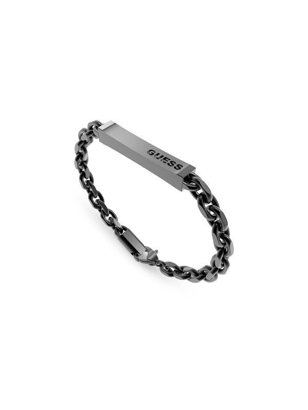 Guess X Plate mušku narukvicu sa Guess logotipom - model sa prevlakom u crnoj boji, lako poručite putem S&L Jokić online prodavnice na kućnu adresu.