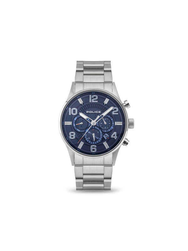 Elegantni Police Addis muški ručni sat - model u boji srebra sa teget brojčanikom, lako poručite putem Timer.co.rs online prodavnice na kućnu adresu.