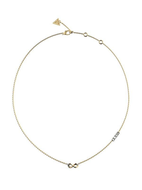 Ekskluzivna kolekcija ogrlica koja će vas ostaviti bez daha - GUESS ENDLESS DREAM - U boji žutog zlata sa znakom beskonačnosti - Poručite online !