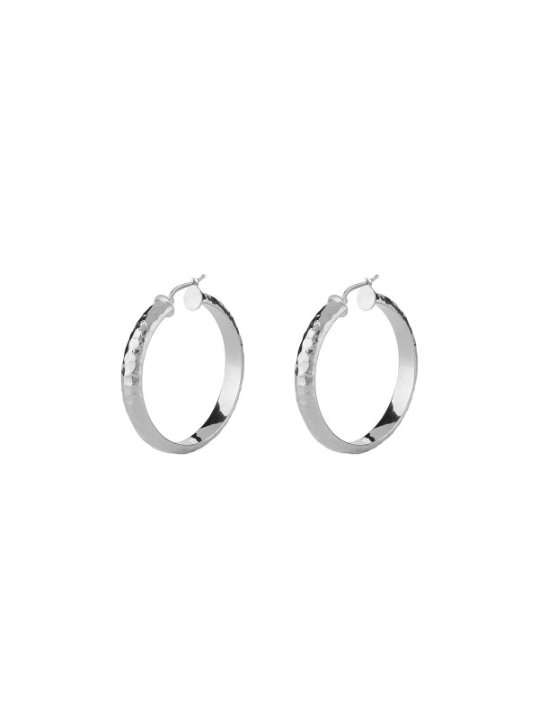 Otkrijte elegantne GUESS srebrne alke od nerđajućeg čelika, prečnika 40mm - savršen dodatak za svaki stil.