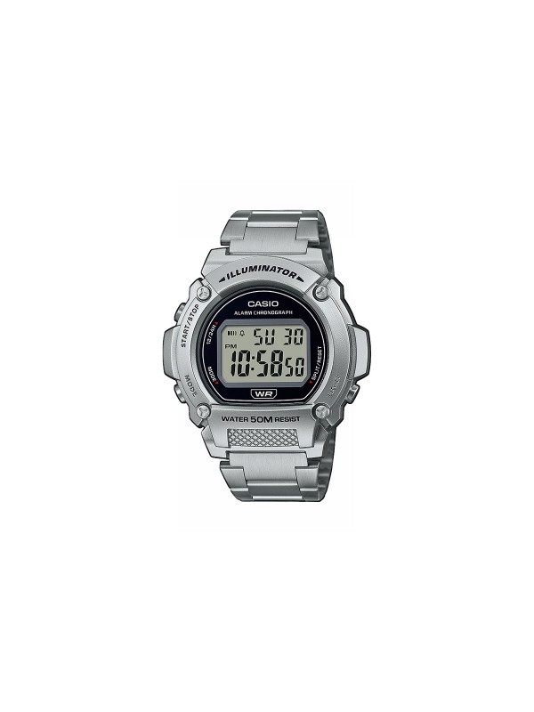 CASIO Timeless muški sportski digitalni sat u boji srebra, sa 7 godina vek baterije i vodootpornošću do 50m. Idealno za aktivne muškarce!