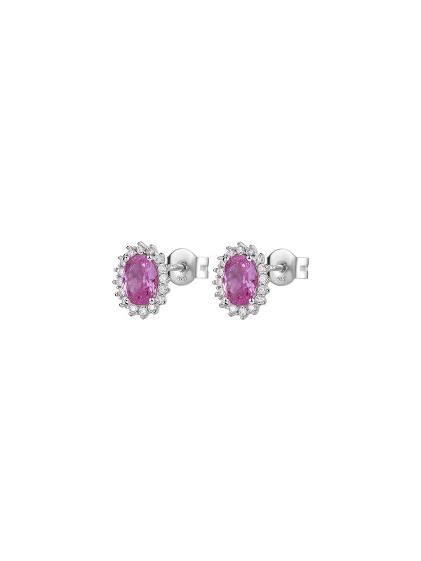 Savršen spoj elegancije i modernog dizajna - BROSWAY FANCY VIBRANT PINK - Veličina 10,5mm ✔️Roze ovalni cirkon ✔️- Poručite online!