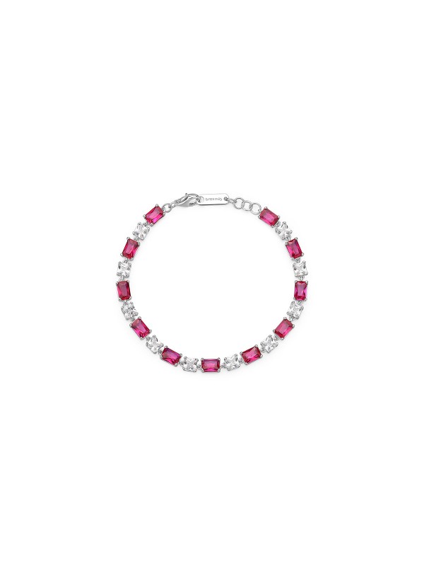 Vrhunska izrada i savremeni dizajn - BROSWAY FANCY PASSION RUBY - Dužina 18cm ✔️Srebro 925 ✔️Crveni cirkon ✔️- Poručite online!