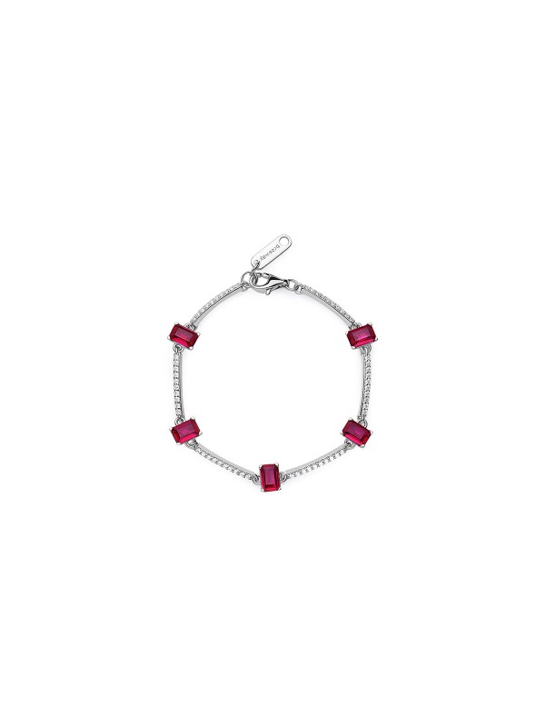 Elegancija i sofisticiranost u svakom komadu - BROSWAY FANCY PASSION RUBY - Dužina 16cm ✔️Srebro 925 obloženo rodijumom ✔️- Poručite online!