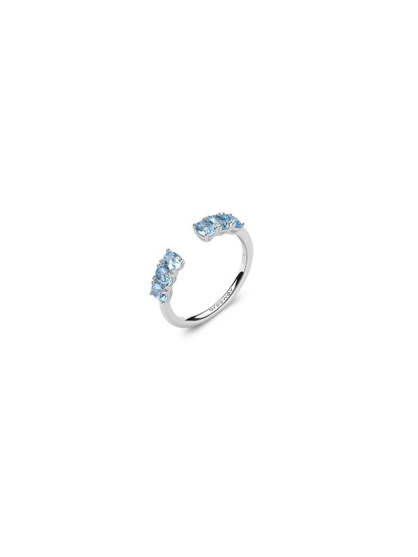 Elegancija za svaki dan - BROSWAY FANCY LIGHT BLUE - Srebro 925 obloženo rodijumom sa otvorenim krajevima ✔️- Poručite online!