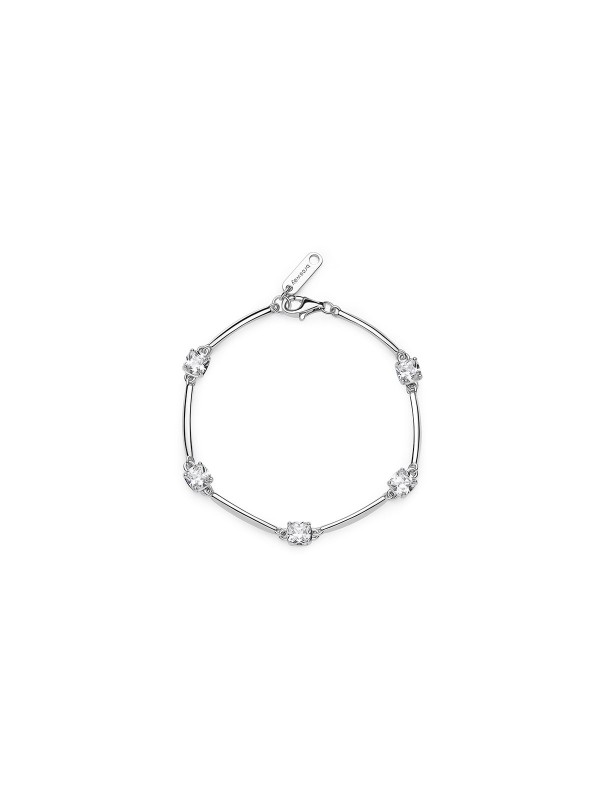 Izrazite svoj jedinstveni stil - BROSWAY FANCY INFINITE WHITE - Dužina 16cm ✔️Polu čvrsta narukvica ✔️Srebro 925 ✔️- Poručite online!