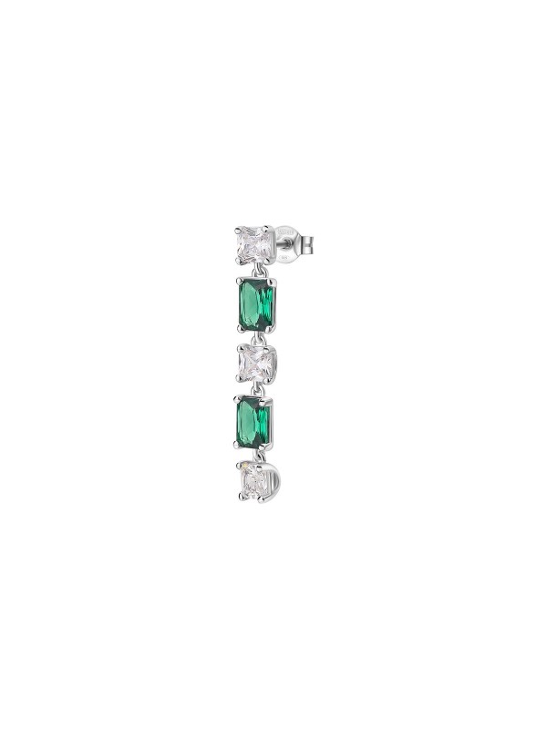 Istaknite svoj stil sa - BROSWAY FANCY LIFE GREEN - Dužina 3cm ✔️Viseća minđuša od srebra 925 ✔️- Poručite online!