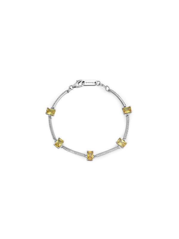 Upotpunite svoj stil sa - BROSWAY FANCY ENERGY YELLOW - Dužina 16cm ✔️Polu čvrsta narukvica ✔️Srebro ✔️- Poručite online!