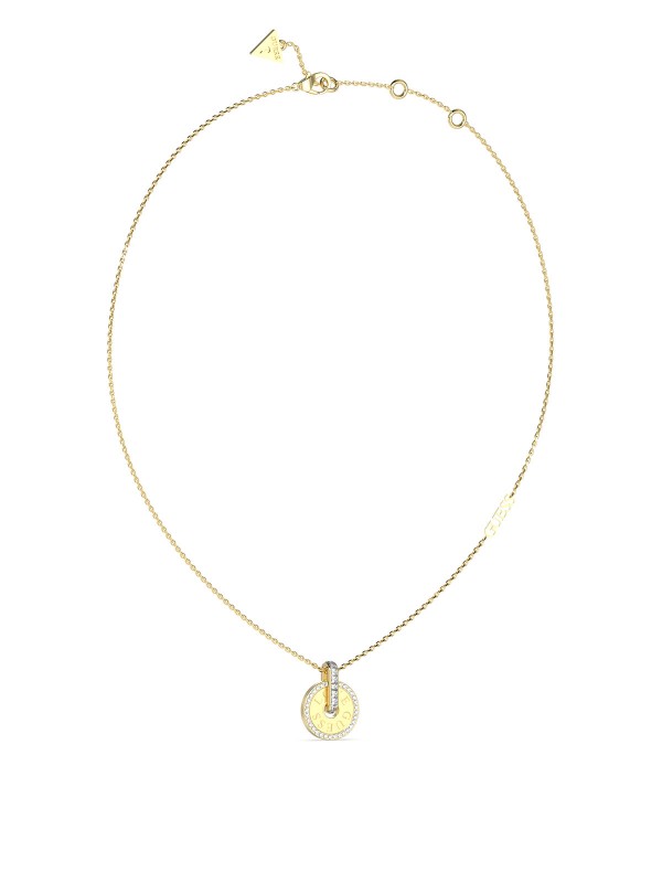 Stil i elegancija u jednom - LOVE GUESS - Podesiva dužina ✔️Nerđajući čelik u boji žutog zlata ✔️Visoki kvaliet ✔️- Poručite online!