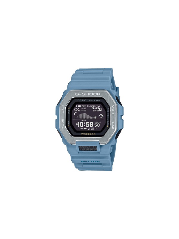 Sat idealan za surfere - G-SHOCK G-LIDE - Senzor ubrzanja ✔️Idikator za plimu i oseku ✔️Štoperica ✔️- Poručite online!