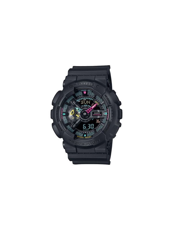 Sat sa fluoroscentnim detaljima - G-SHOCK CLASSIC - Otporan na udarce ✔️Svetsko vreme ✔️Štoperica ✔️- Poručite online!