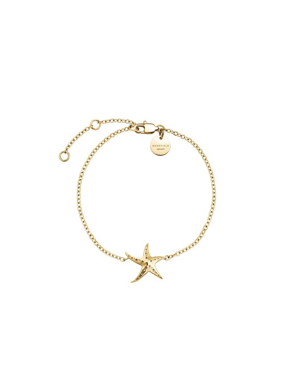 Dodir glamura za svaki dan - ROSEFIELD SEASTAR GOLD - Nerđajući čelik ✔️Boja žutog zlata sa priveskom ✔️- Porućite online!