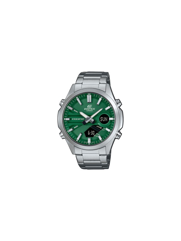 Otkrijte CASIO EDIFICE EFV-C120D-3AEF: dugotrajan, vodootporan do 100m, sa svetskim vremenom i NEON displejem.