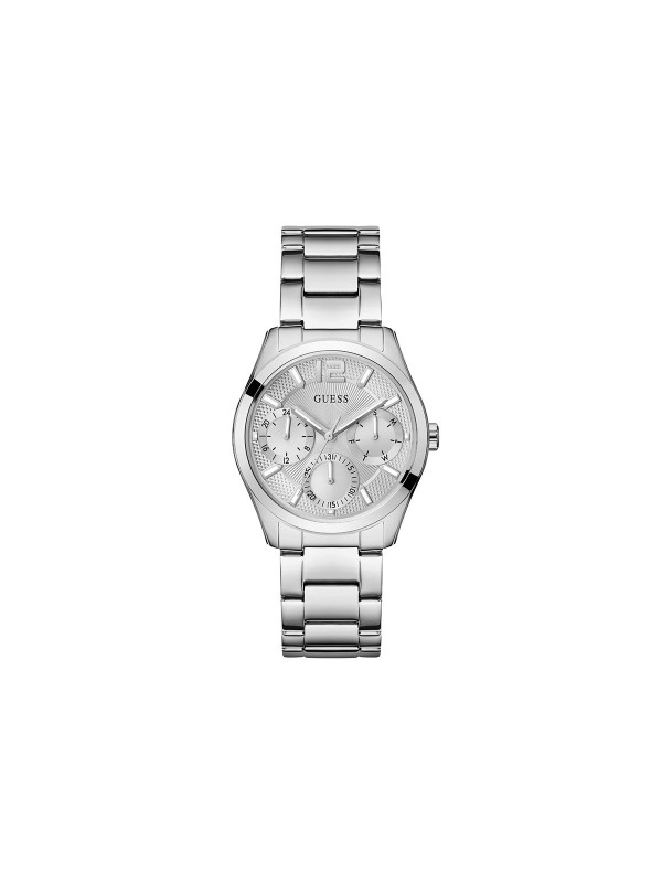 Guess ženski sat "Zoe" GW0760L1 u srebrnoj boji, prečnika 38mm, savršen za svaku priliku. Vodootporan, elegantan i funkcionalan.