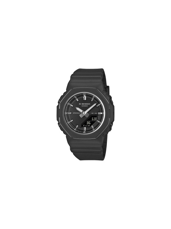 G-SHOCK GMA-P2110-1AER ženski sportski sat sa čeličnim top ringom, crnom gumenom narukvicom, LED osvetljenjem i otpornošću na udarce. Moderan, izdržljiv i pouzdan.