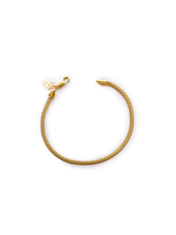 GUESS CHAIN narukvica od srebra 925 s prevlakom od 18ct zlata, savršen izbor za savremeni i ženstveni stil. Dužina: 15,9 cm.