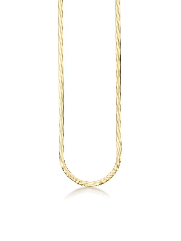 Brosway BNL016 ženska ogrlica od nerđajućeg čelika u boji žutog zlata, pljosnati snake lanac. Dužina 44cm. Elegantna i idealna za svaki dan.