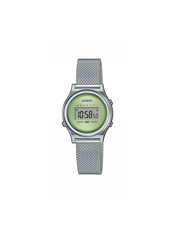 Casio Vintage Mini ženski sat sa mint zelenim brojčanikom i mesh narukvicom nudi sofisticiran dizajn i praktične funkcije za svakodnevnu upotrebu.