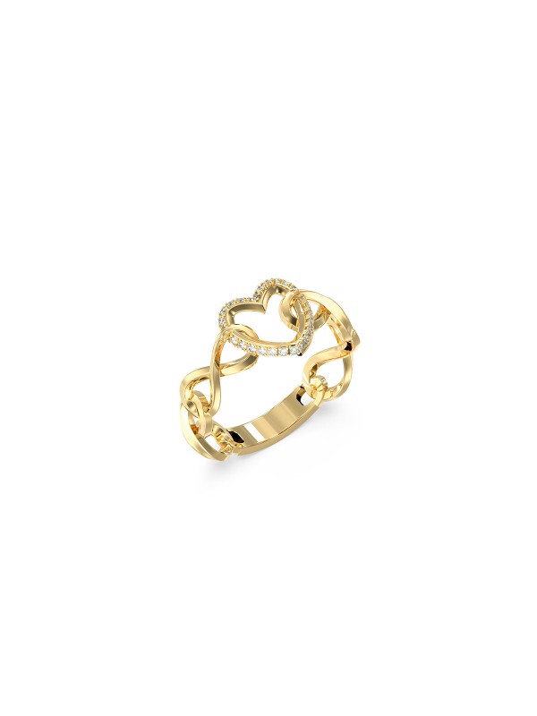 Guess ICONIQUE ženski prsten u boji žutog zlata sa motivom beskonačnosti i srca. Elegantno, moderno i savršeno simbolično. Veličina 52.
