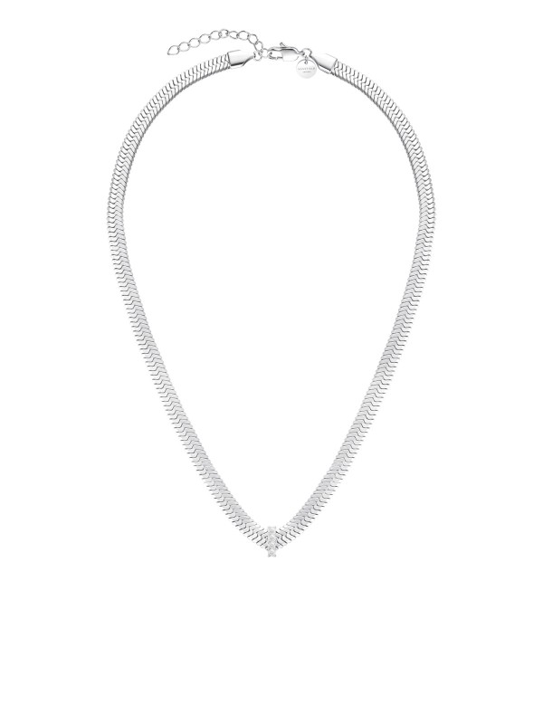 ROSEFIELD JNSCS-J1188 – elegantna ženska ogrlica iz kolekcije Rosefield. Izrađena od visokokvalitetnog nerđajućeg čelika u boji srebra. Savršena kombinacija modernog dizajna i sofisticiranog stila, idealna za svaku priliku.