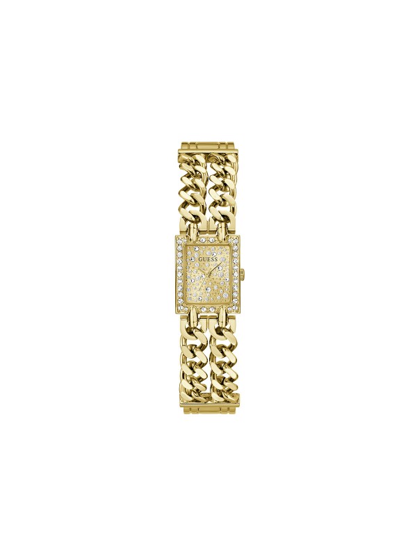 Guess Micro Mod ženski sat u boji žutog zlata sa cirkonima. Minimalistički i elegantan dizajn za različite prilike. Naruči online!